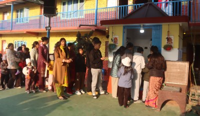  देशभरका सरस्वती मन्दिरमा भक्तजनको घुइँचो 